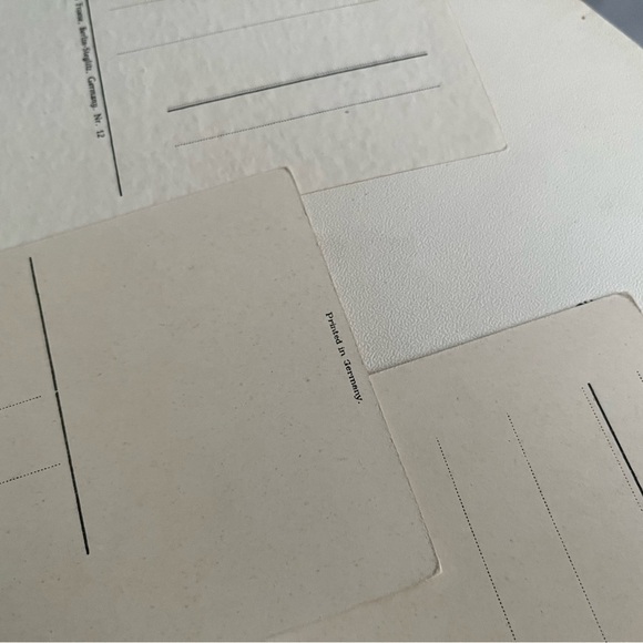 Vintage German Postcard Lot UNUSED! Includes One Birthday Card - Picture 8 of 9